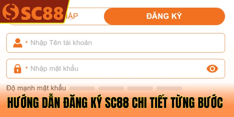 Hướng dẫn đăng ký SC88 chi tiết từng bước
